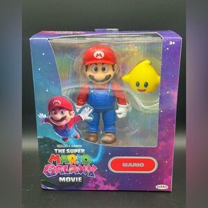 Super Mario Galaxy Movie - 5 inch Action Figure – Mario Figure with Luma Star